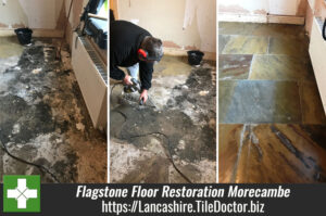 Flagstone Floor Restoration Morecambe